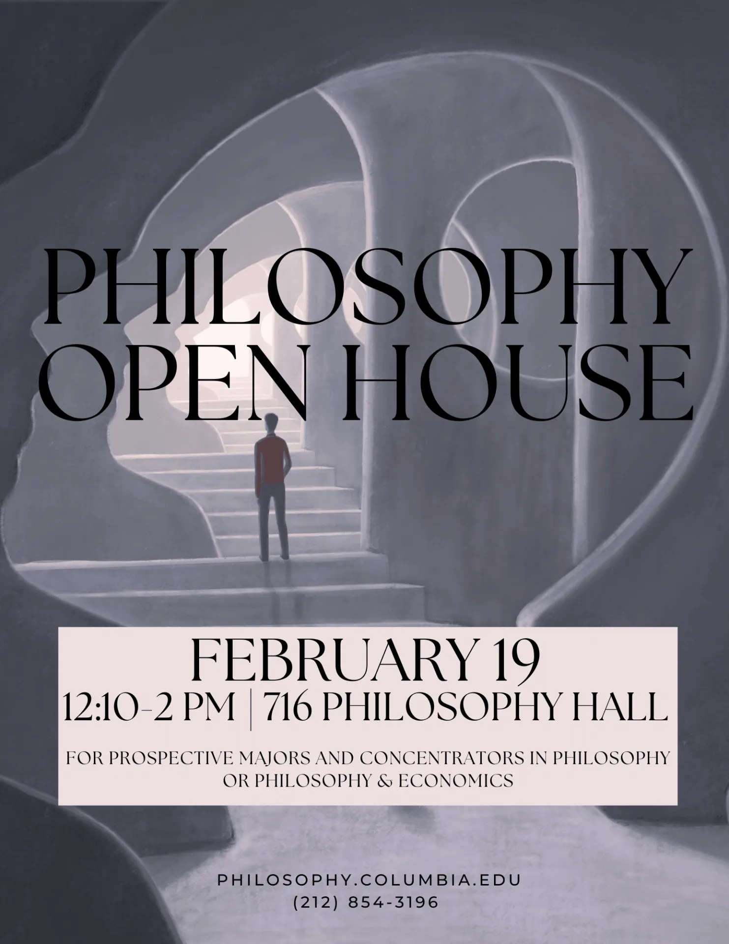 Philosophy Undergraduate Open House Flyer