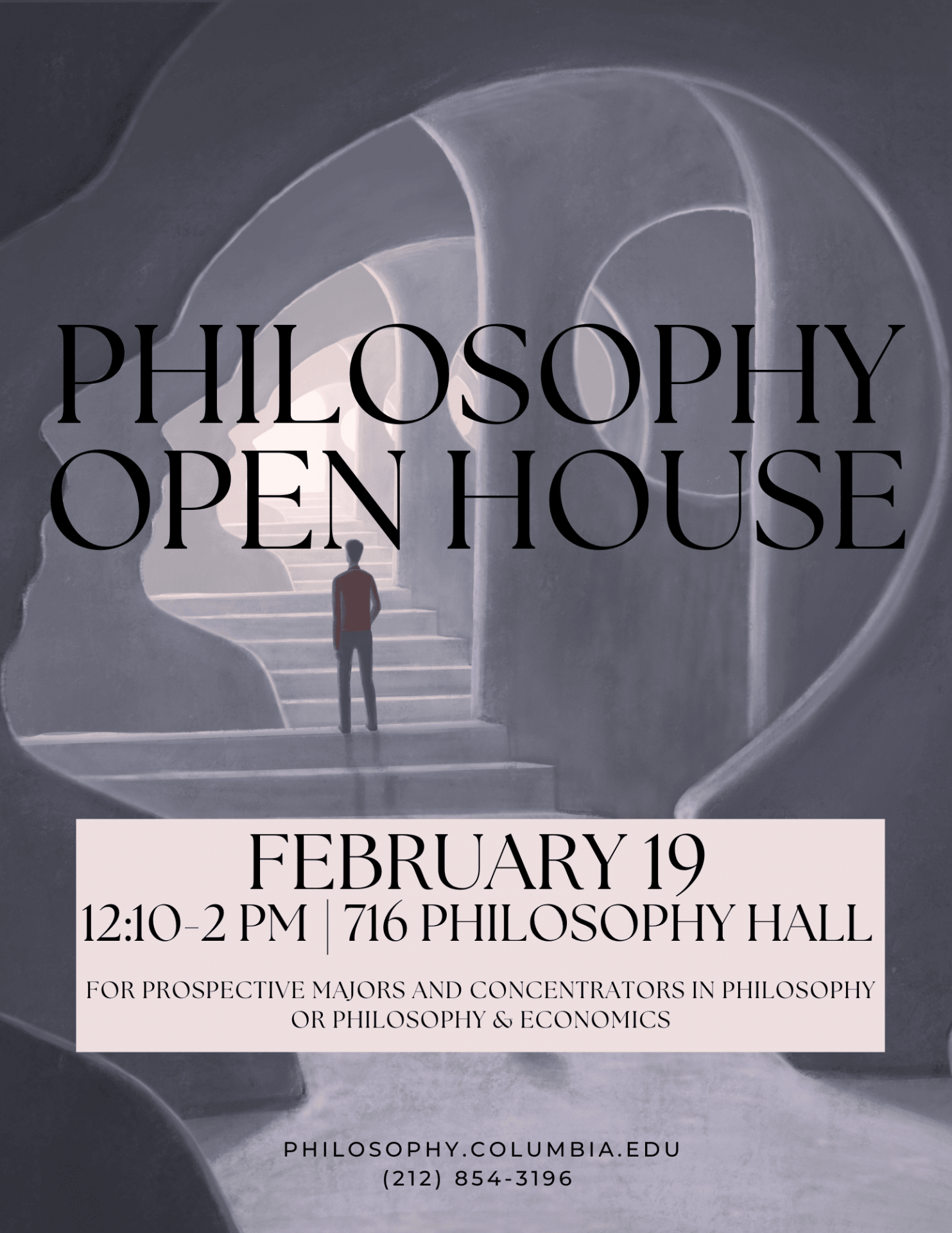 Philosophy Undergraduate Open House Flyer