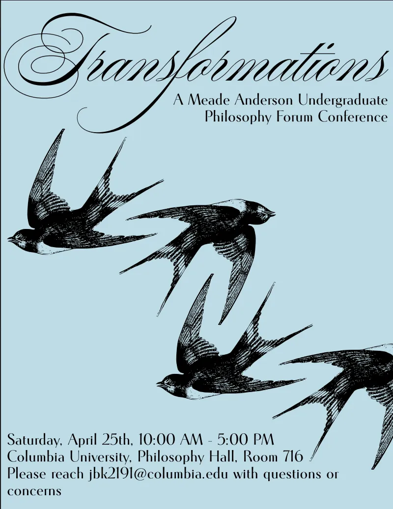 Meade Anderson Undergraduate Philosophy Forum Conference 2